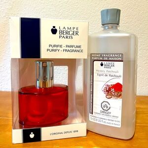 Red Oval Lampe Berger Paris, Made in France ECU